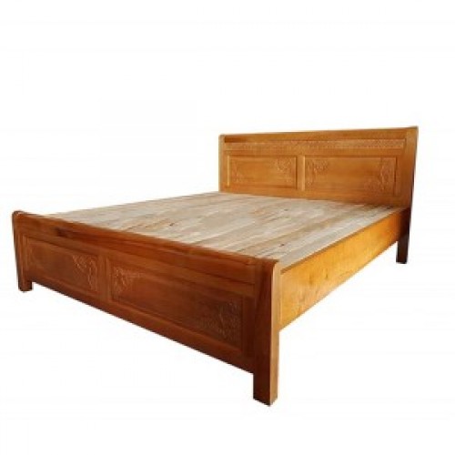 Giường ngủ 1m80 gỗ xoan đào lá GSV28