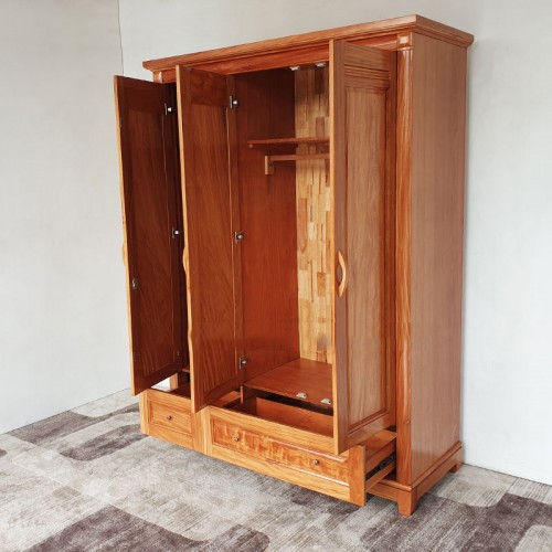 Tủ áo 3c gỗ đinh hương TAĐH13