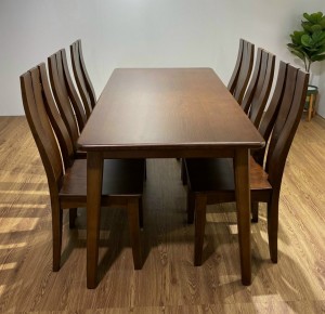 Bộ bàn ăn 6 ghế gỗ sồi nga BASN60
