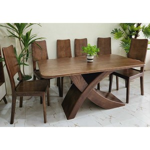 Bộ bàn ăn 6 ghế gỗ sồi nga BASN65