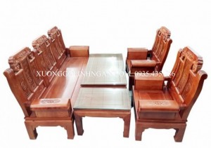 Bộ bàn ghế 5 món gỗ hương BGH09