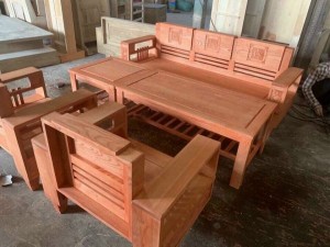 Bộ bàn ghế 5 món gỗ sồi nga BGSN25