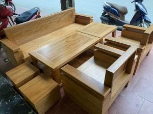 Bộ bàn ghế đối gỗ đinh hương BGĐH24