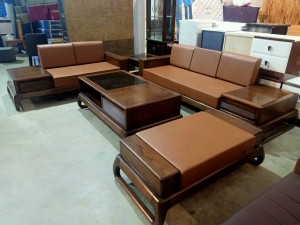 Bộ sofa góc hiện đại gỗ sồi nga SFSN25