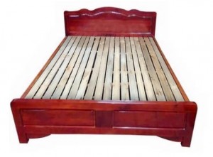 Giường 1m20 3 lan gỗ xoan GSV14