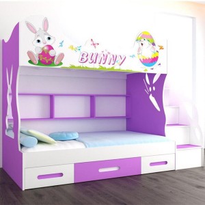 Giường trẻ em hình con thỏ GTE07