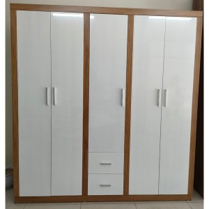 Tủ áo 5c trắng gỗ MDF TACN32